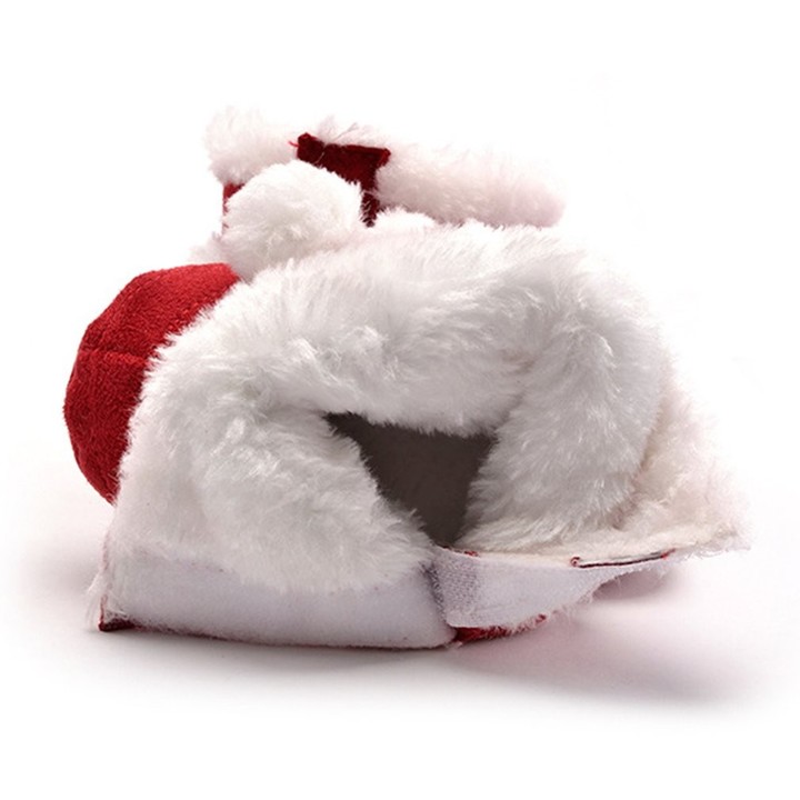 Winter Warm Newborn Baby Infant Shoes with Cute Pompon Baby Toddler Shoes