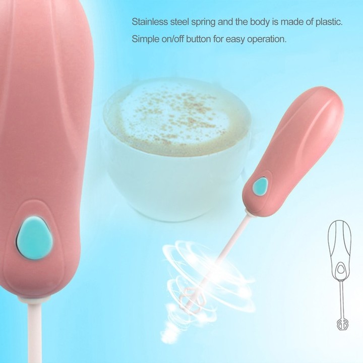 Portable Handheld Electrical Drinks Milk Frother Foamer Whisk Mixer Stirrer