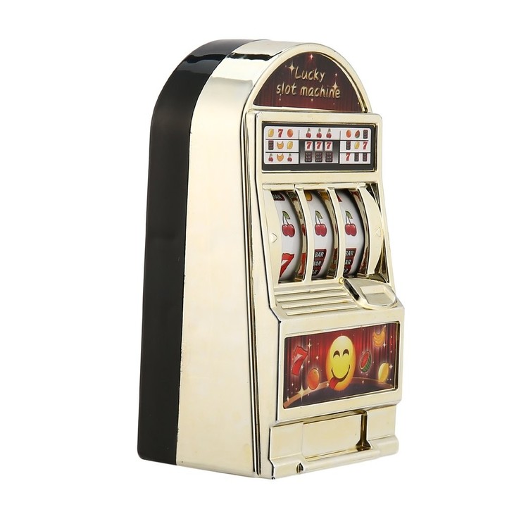 Children&apos; s Slot Machine Mini Toy Lucky Birthday Gift Kids Safe New 1Piece