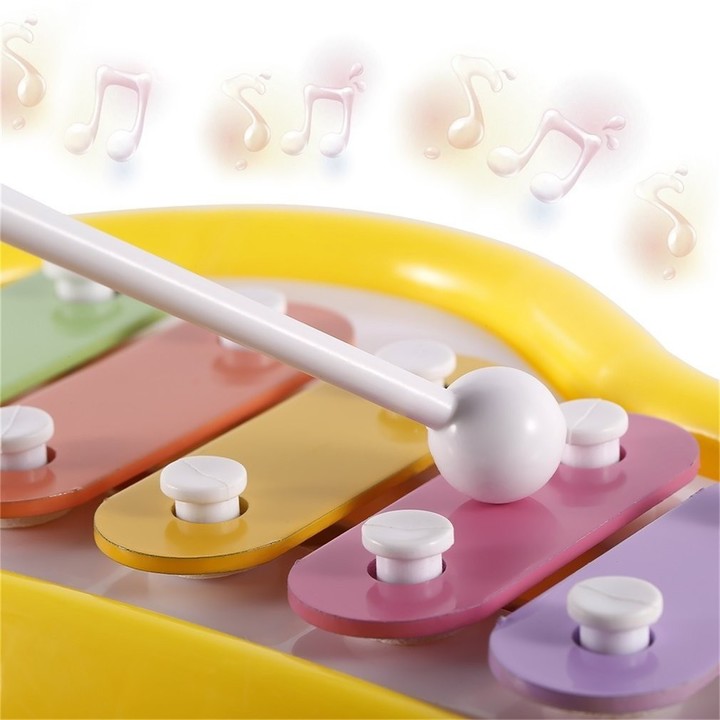 Musical Toy Educational Piano Music Toy with Two Piano Sticks for Baby Kids
