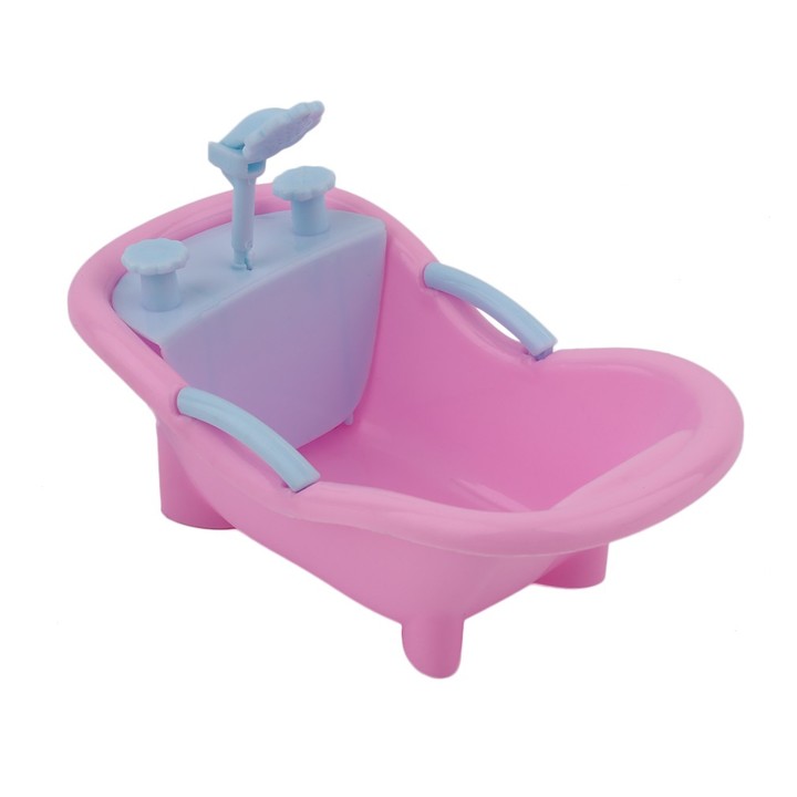 Simulated Infant Early Educational Play Set Doll Handmade Baby Bath Bathtub