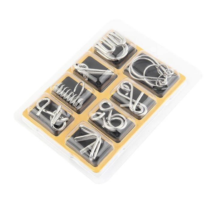 Classic IQ Metal Puzzle Brain Teaser Disentanglement Wire Puzzles Game Toy