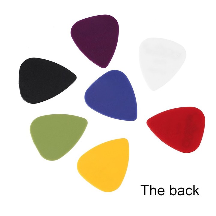 24/100pcs Bass Guitar Picks Colorful Thickness Mix 0.58-0.81mm Plectrum