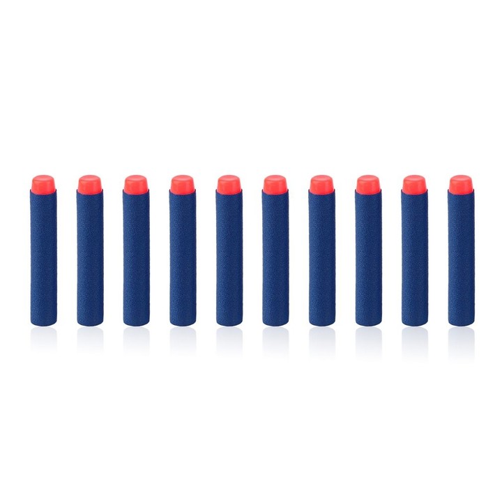 100pcs 72mm Bullet Darts Blasters Kids Toy Gun Bullet EVA Round Head