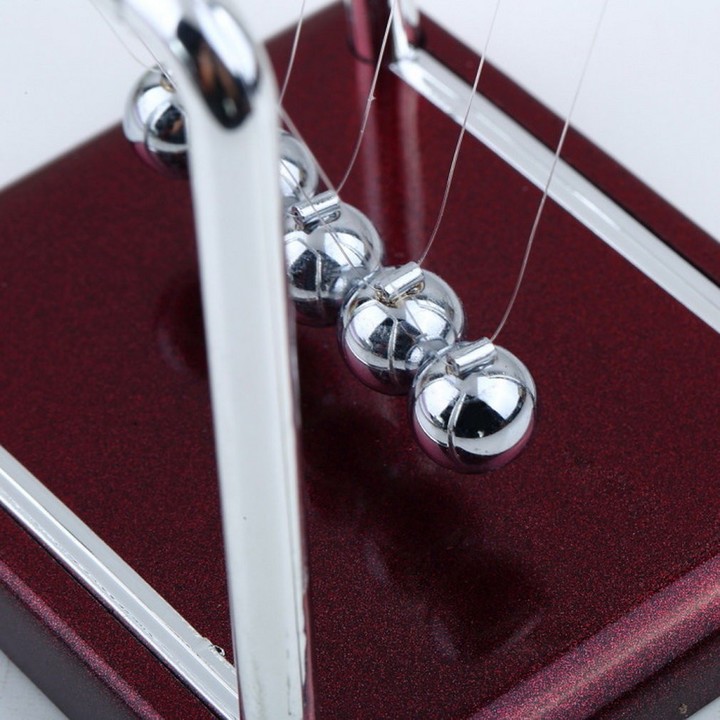 Newton&apos;s Cradle Steel Balance Balls Desk Physics Science Pendulum Desk Toy