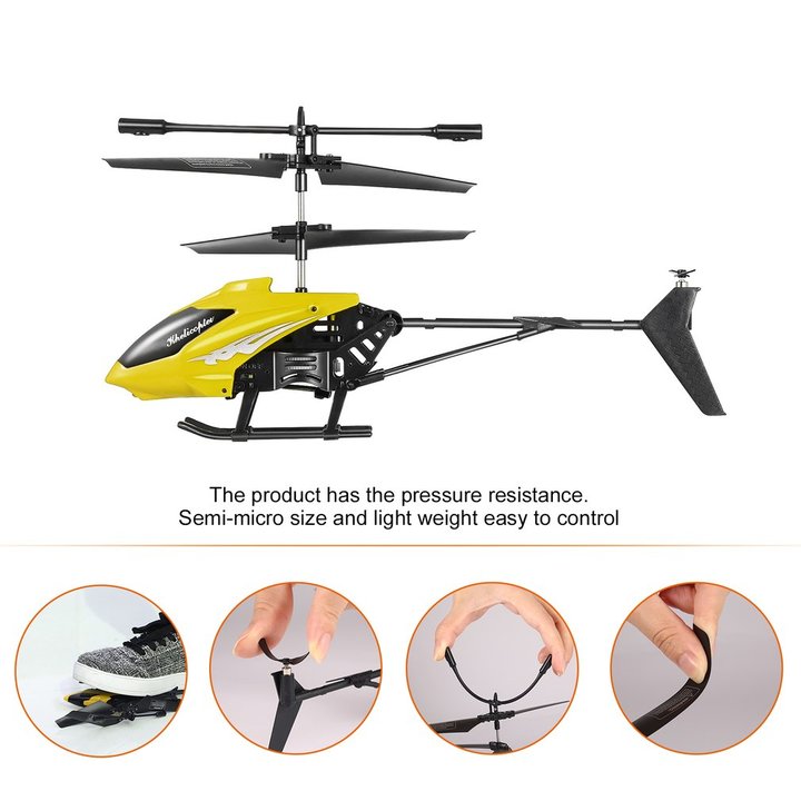 2CH Mini RC Helicopter Toys Remote Control Drone Radio Gyro Kids Toys XY802