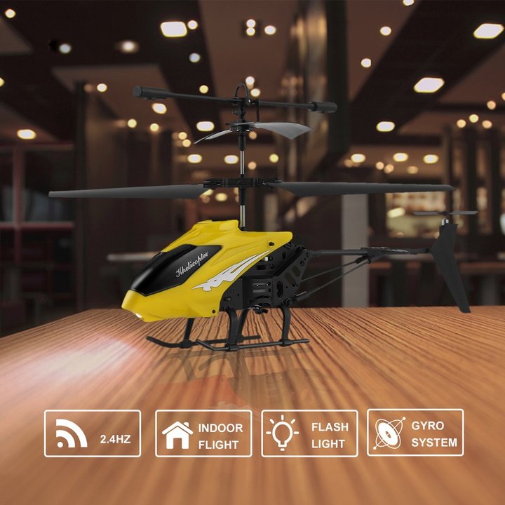 2CH Mini RC Helicopter Toys Remote Control Drone Radio Gyro Kids Toys XY802