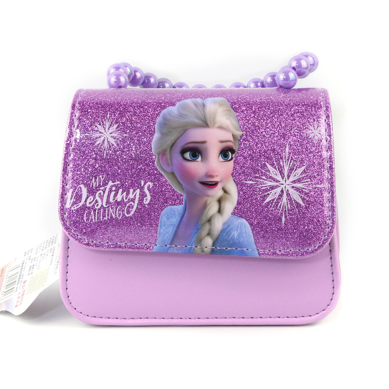 Disney children&apos;s handbag Issa messenger bag ice and snow 2 Pearl Bracelet Bag Shoulder Bag