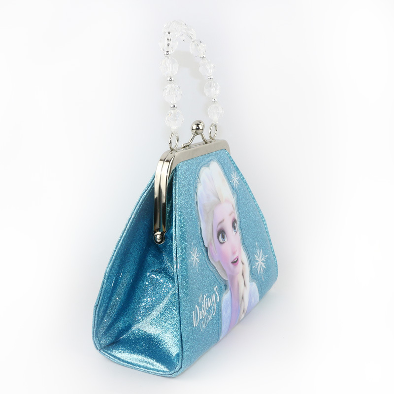 Disney children&apos;s handbag ice and snow lucky handbag baby girl&apos;s messenger bag birthday Wallet