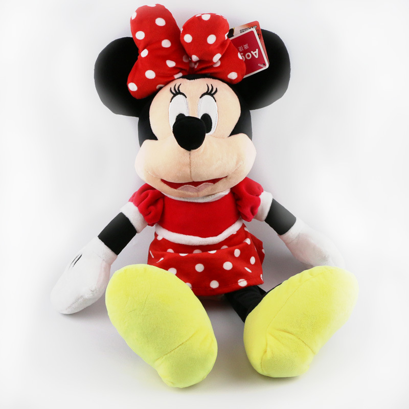 Disney Mickey Minnie doll plush toy Mickey Mouse Doll pillow lovers doll wedding birthday present