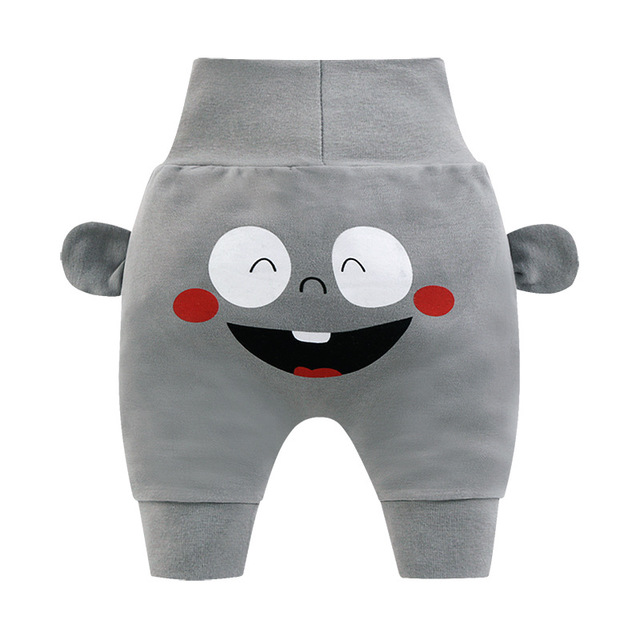 Boys loose pants baby high waist belly pants children&apos;s Harem Pants