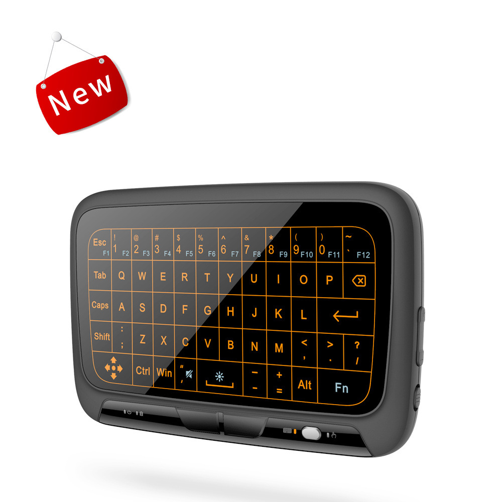 Backlit  Mini Wireless Keyboard English Air Mouse with Touchpad  Remote   2.4GHz AirFly Mouse Game