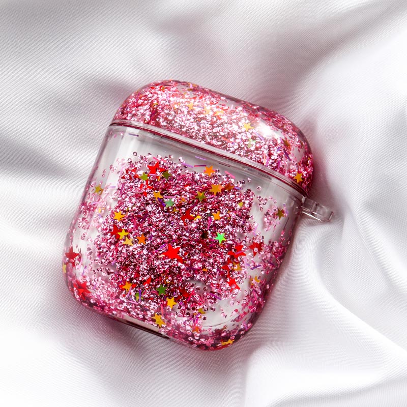 Liquid Quicksand Glitter Case For Airpods Wireless Bluetooth Protect Cover For Airpod 1 2 Pro