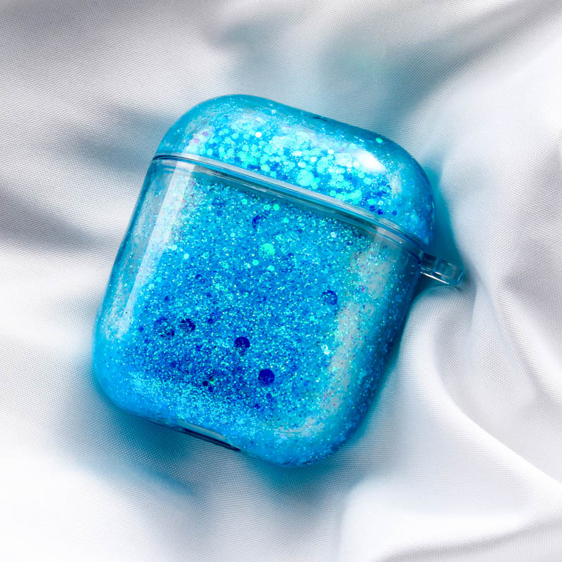 Liquid Quicksand Glitter Case For Airpods Wireless Bluetooth Protect Cover For Airpod 1 2 Pro