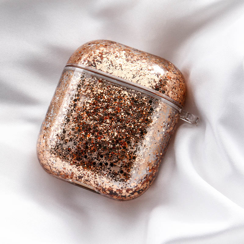 Liquid Quicksand Glitter Case For Airpods Wireless Bluetooth Protect Cover For Airpod 1 2 Pro