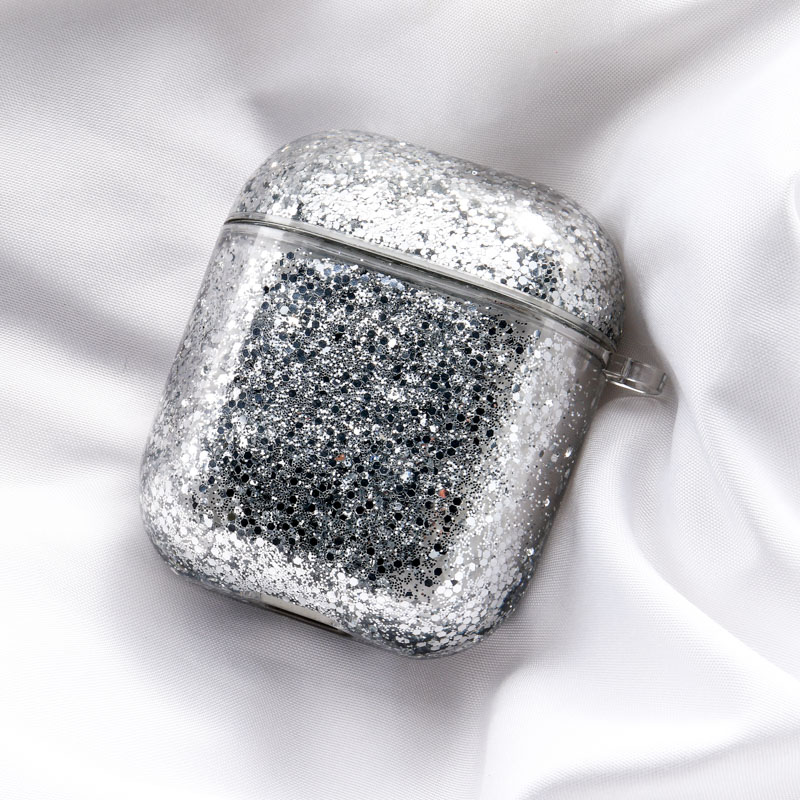 Liquid Quicksand Glitter Case For Airpods Wireless Bluetooth Protect Cover For Airpod 1 2 Pro