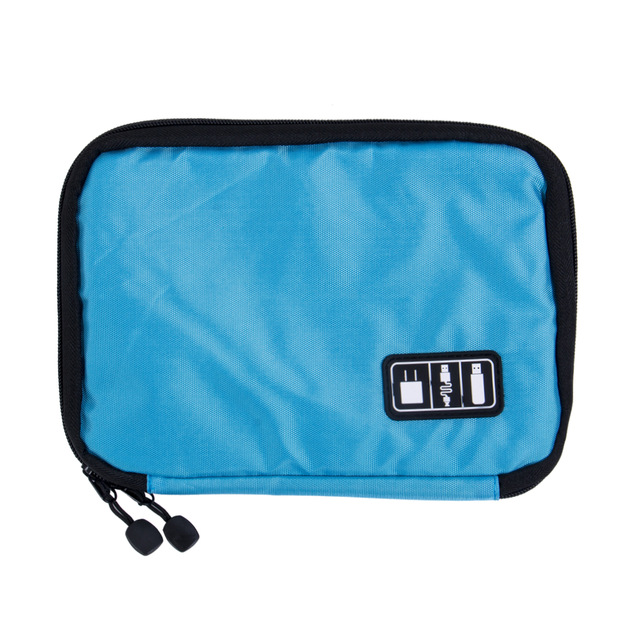 1pc Travel Electronics Cable Organizer Bag Portable Storage Case for Mobile Phone