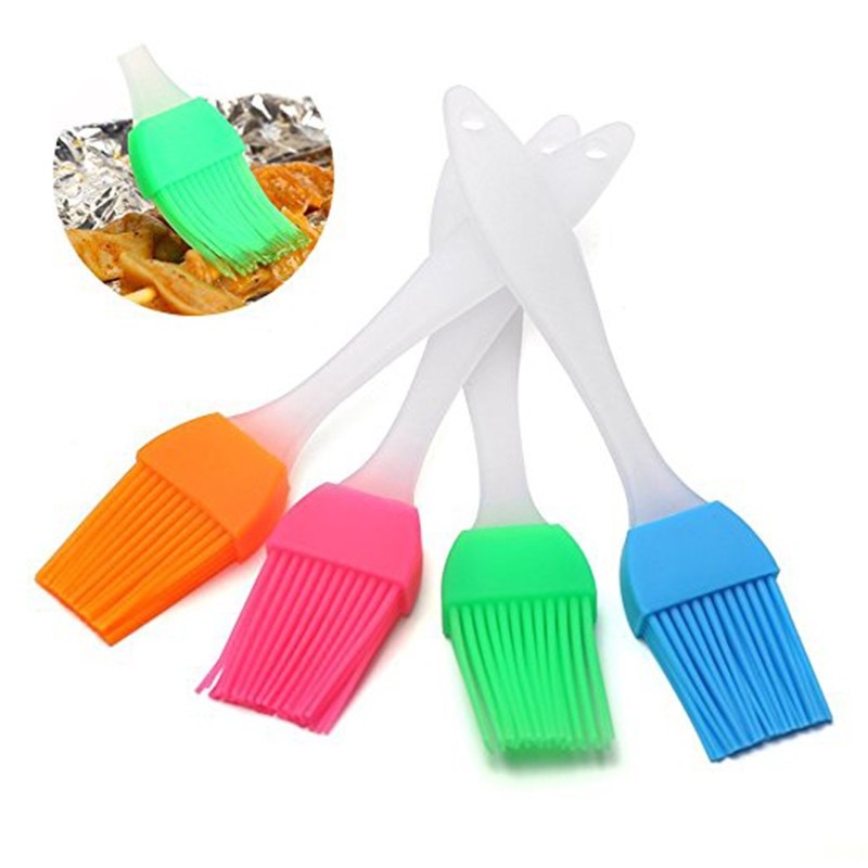 2PCS Food Silicone Brush Basting Brush Barbecue Baking Bakeware Bread Cook Pastry Oil BBQ Bakeware