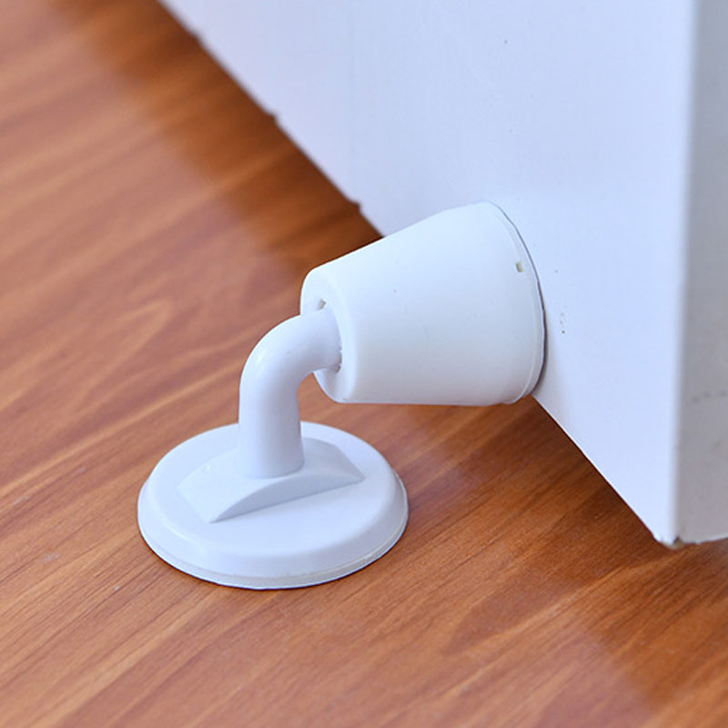 Mute Non-punch Silicone Door Stopper Touch Toilet Wall Absorption Door Plug Anti-bump Door Holder