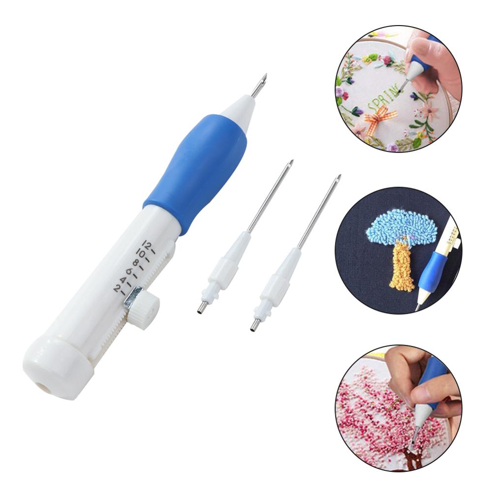 DIY Magic Embroidery Pen Set ABS Needle knitting Art Handmaking Sewing Poking Cross Stitch Tools