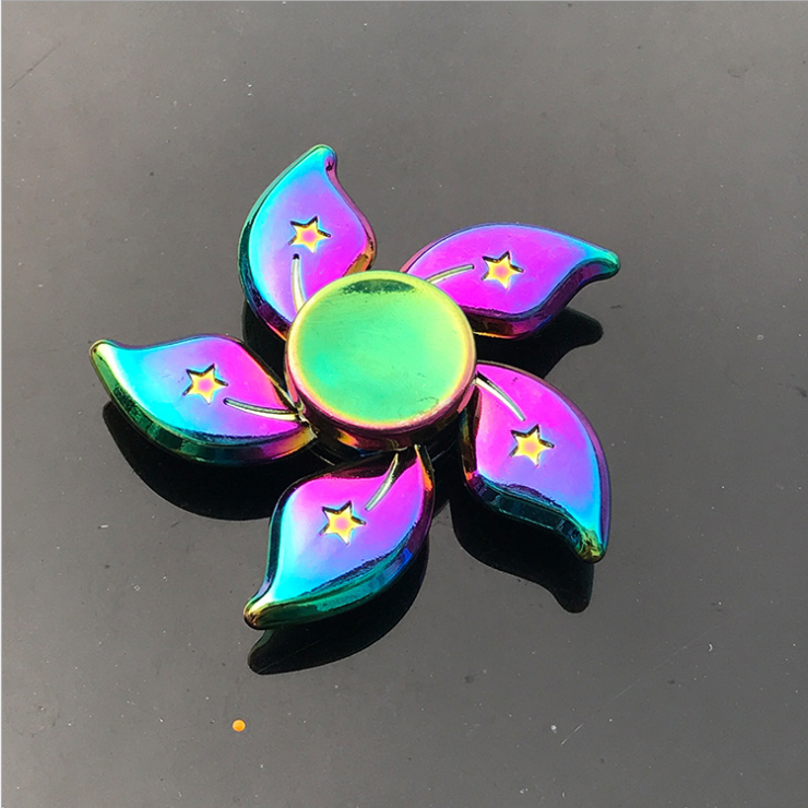 Finger Spinner Office Anxiety Relief Stress Fidget Gyro Flower / Tower / Spider Metal Hand Spinner