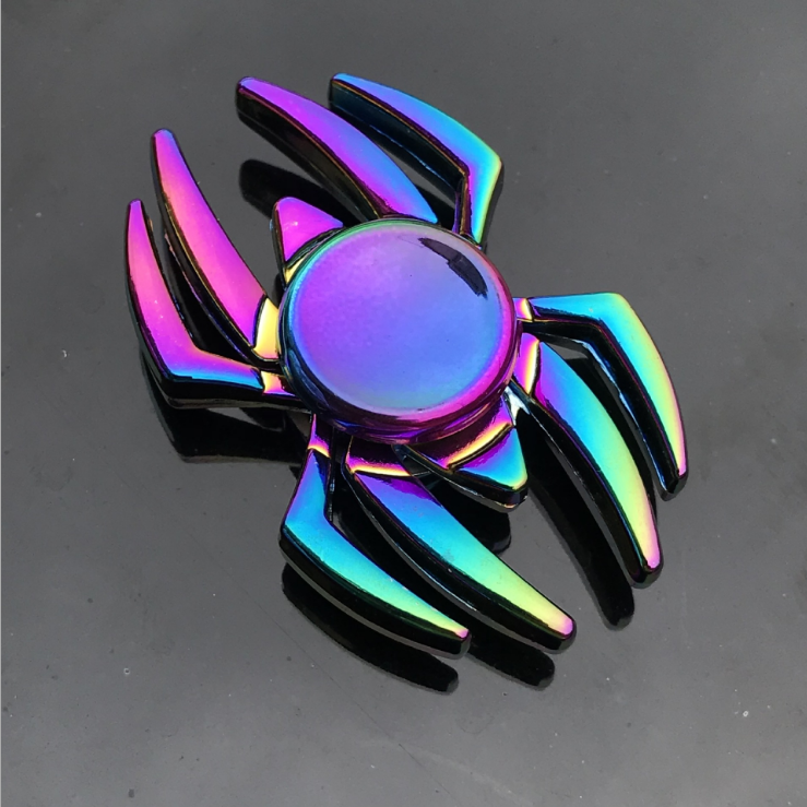 Finger Spinner Office Anxiety Relief Stress Fidget Gyro Flower / Tower / Spider Metal Hand Spinner