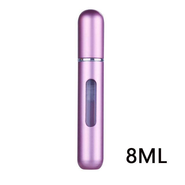 5/8ml Portable Travel Mini Container Aluminum Refillable Perfume Spray Bottle Empty Cosmetic Storage