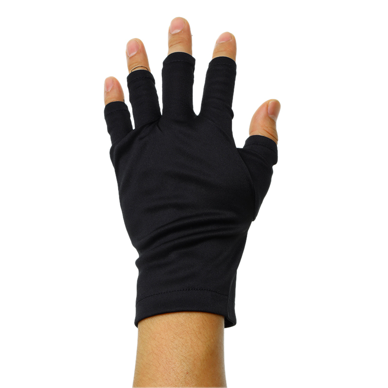 2Colors Anti UV Radiation Protection Gloves LED Lamp Nail UV Protection Glove Nail Art Gel Nail