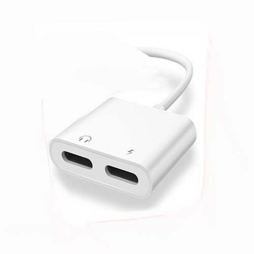 2 in 1 Headphone Adapter for iPhone 12 Charging Cable for iPhone 7/8/8 Plus/X/XR/XS