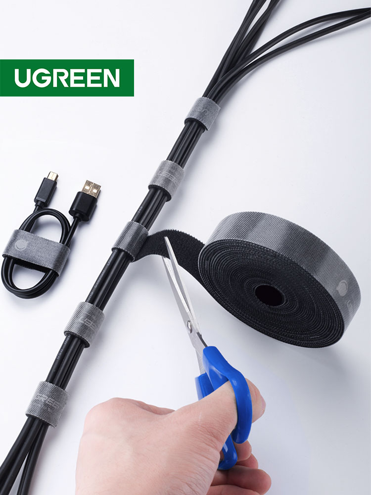 Ugreen Cable Organizer Wire Winder Clip Earphone Holder Mouse Cord Protector HDMI Cable Management