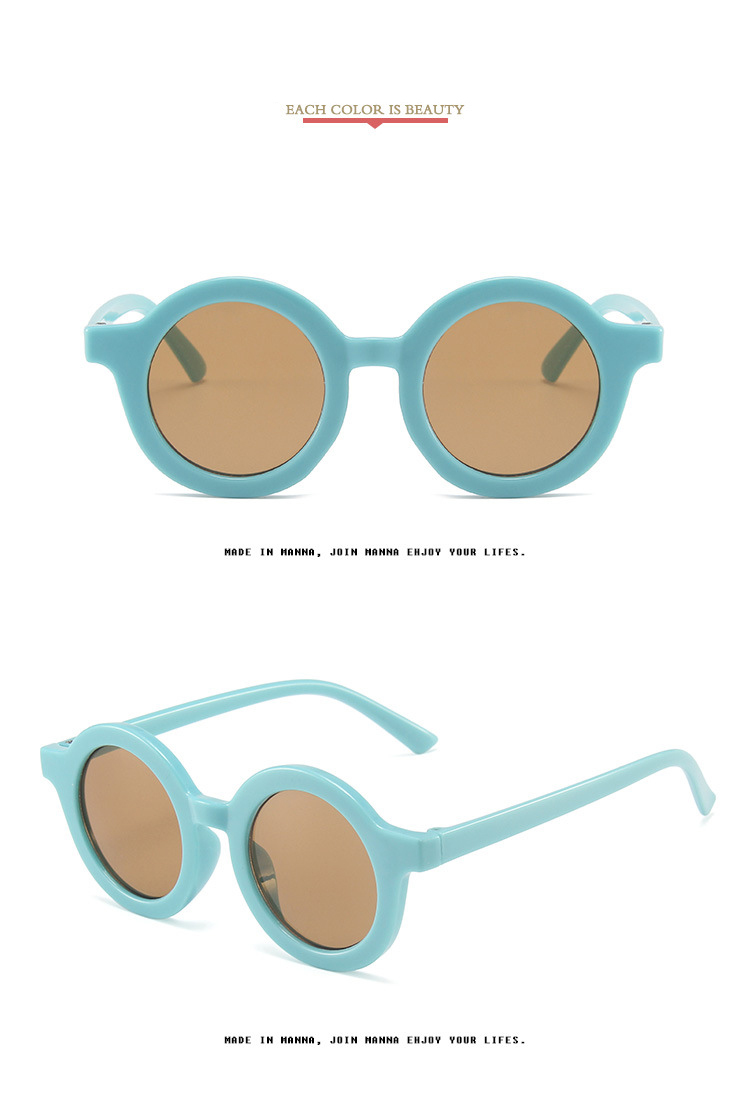 Fashion Retro Round Kids Sunglasses Boys Girls Sun Glasses Vintage Chirldren Sunglasses
