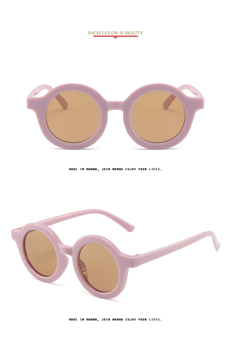 Fashion Retro Round Kids Sunglasses Boys Girls Sun Glasses Vintage Chirldren Sunglasses