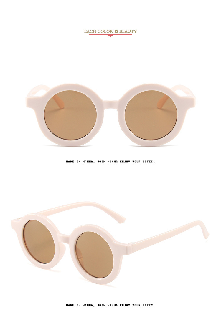 Fashion Retro Round Kids Sunglasses Boys Girls Sun Glasses Vintage Chirldren Sunglasses