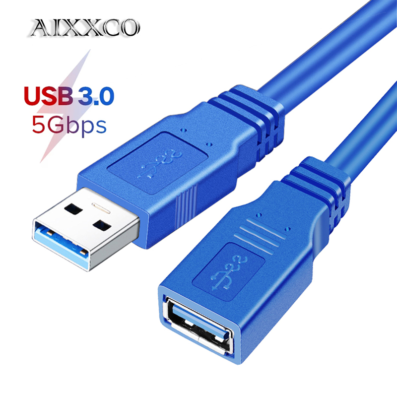 USB Extension Cable USB 3.0 Cable for Smart TV PS4 Xbox One SSD USB3.0 2.0 to Extender Data
