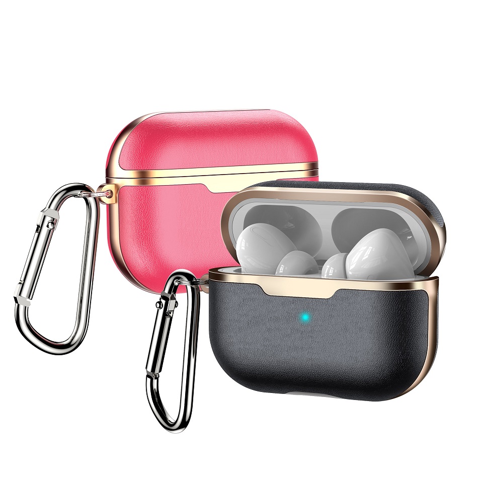 Luxury PU Leather Earphones Case for AirPods Pro 3 Separate Case Cover for Airpods 2 1 Cute