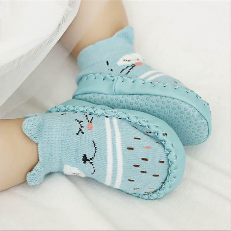 2021 Baby Socks With Rubber Soles Infant Sock Newborn Autumn Winter Children Floor Socks Shoes