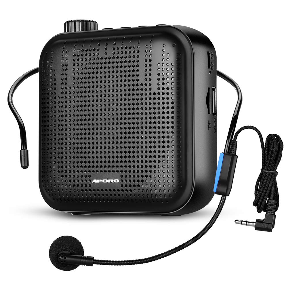 Portable Voice Amplifier Megaphone Mini Audio Speaker With Microphone Rechargeable Ultralight