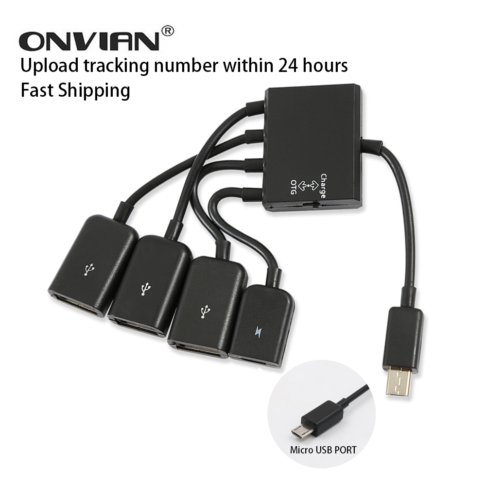 Micro USB Charing Adapter OTG Cable Micro USB Male to Micro USB USB 2.0 Female Adapter USB