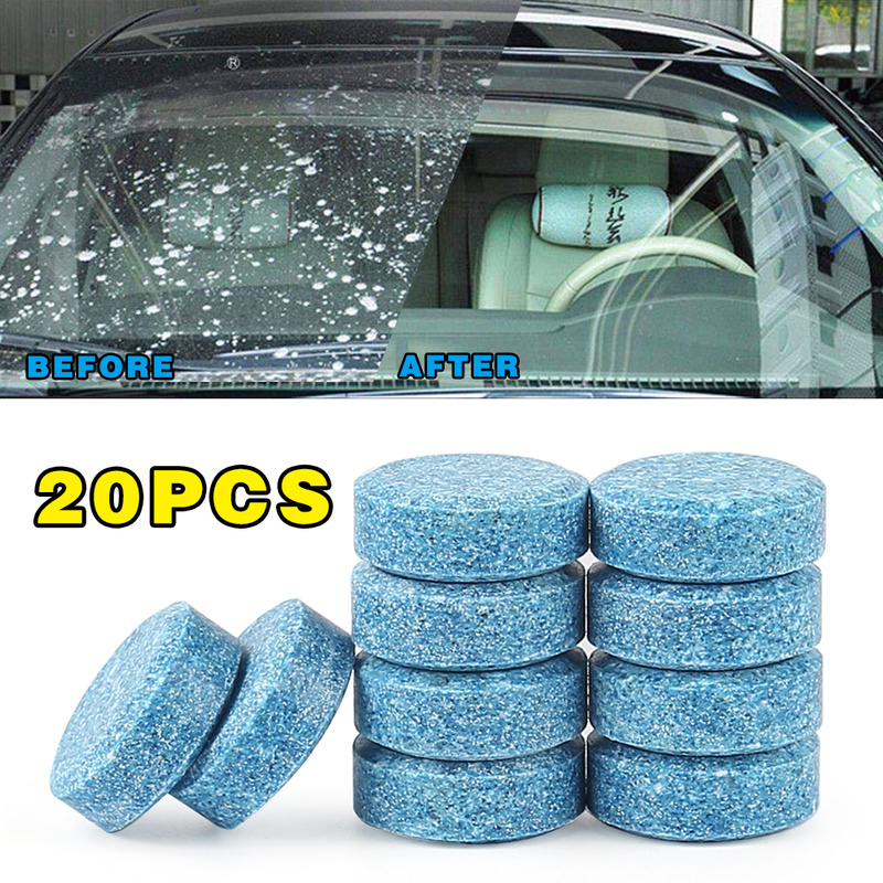 Car Windshield Wiper Glass Washer Auto Solid Cleaner Compact Effervescent Tablets