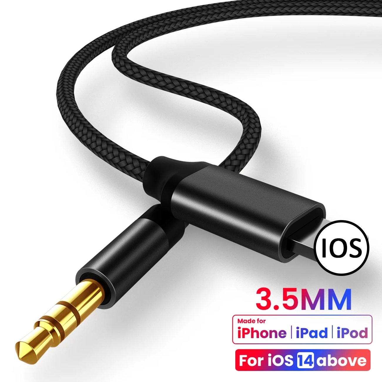 For iPhone 8 Pin 3.5Mm Headphone Jack Audio Kabel Adapter For Iphone 11 Pro Max data cables