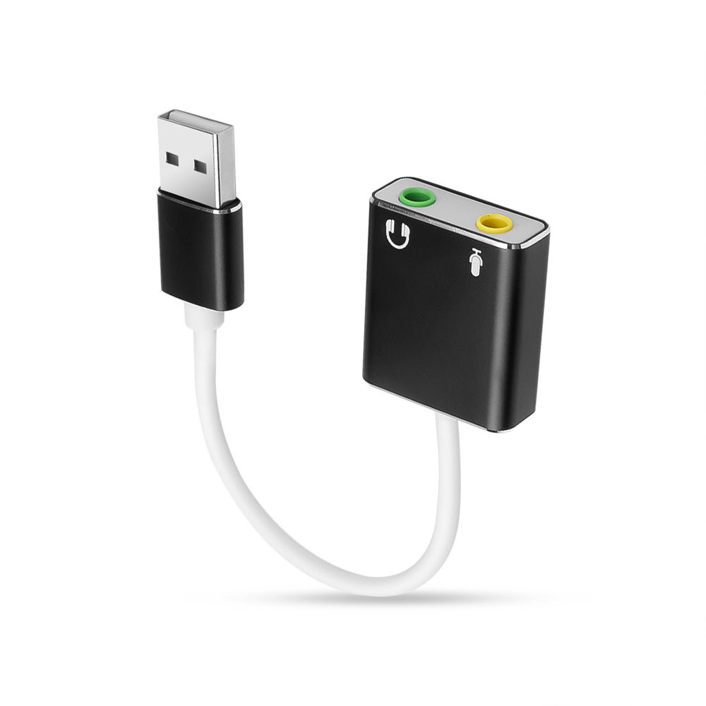 External USB Sound Card Type C / USB to 3.5mm Jack USB Audio Adapter Earphone Micphone data