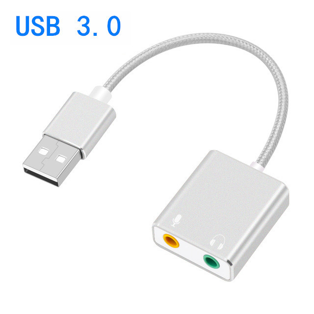 External USB Sound Card Type C / USB to 3.5mm Jack USB Audio Adapter Earphone Micphone data