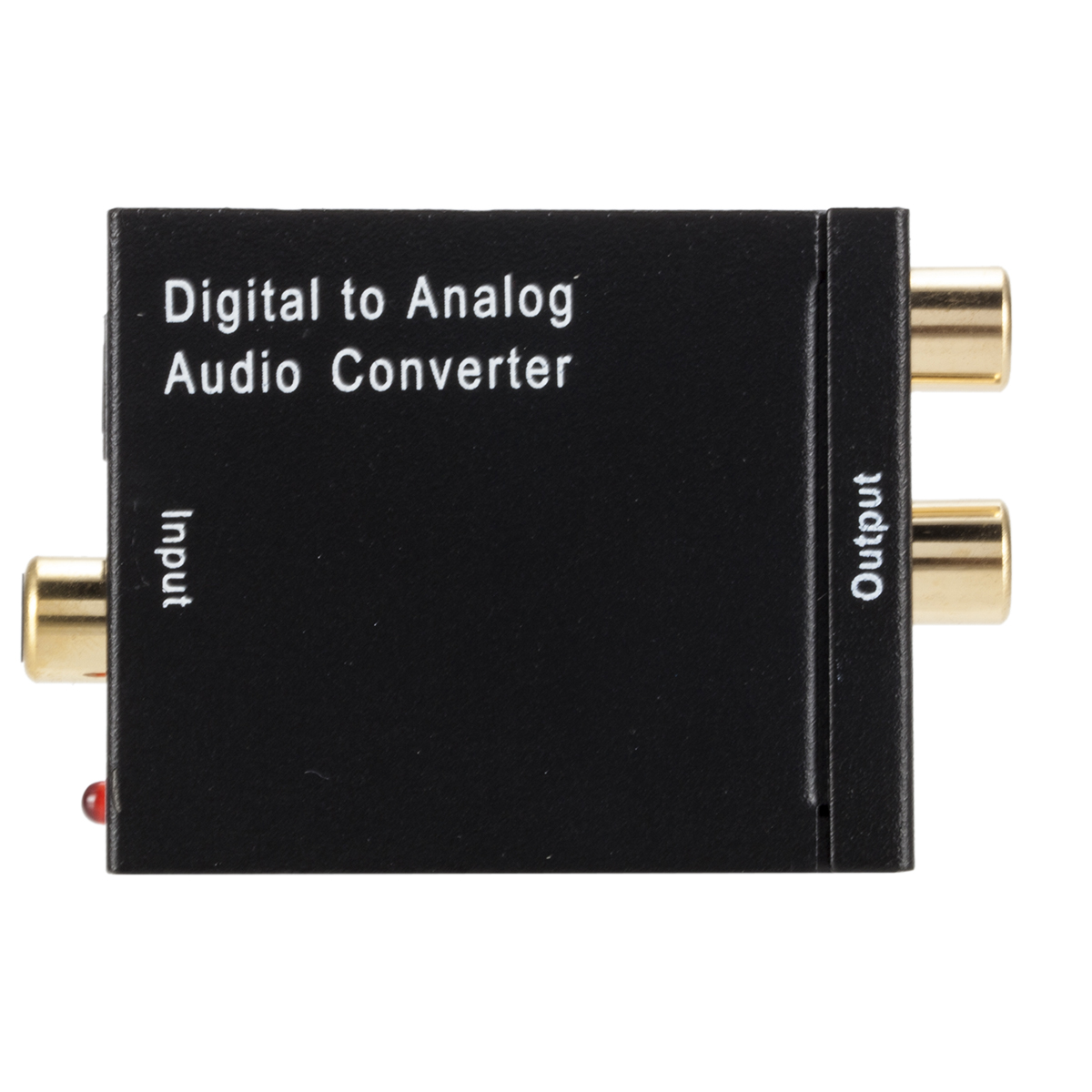 Digital to Analog Audio Converter Optical Fiber Toslink Coaxial Signal to RCA R/L Audio  cables