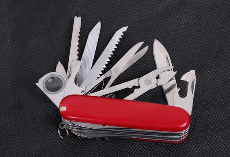 Swiss Fold Army Edc Gear Knife Survive Pocket Camp Outdoor Multiuso Champ Tool Multitool Multi