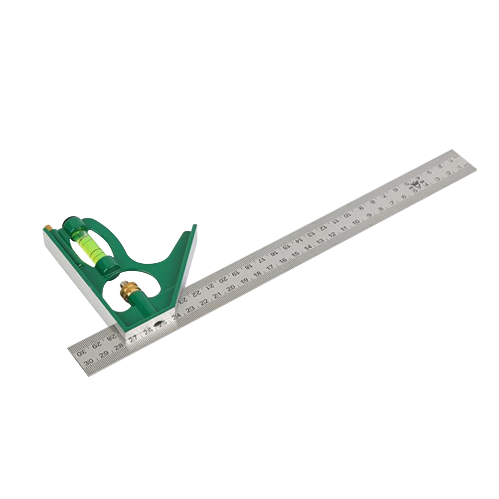 3 In1 Adjustable Ruler Multi Combination Square Angle Finder Protractor 300mm Measuring Set Tools