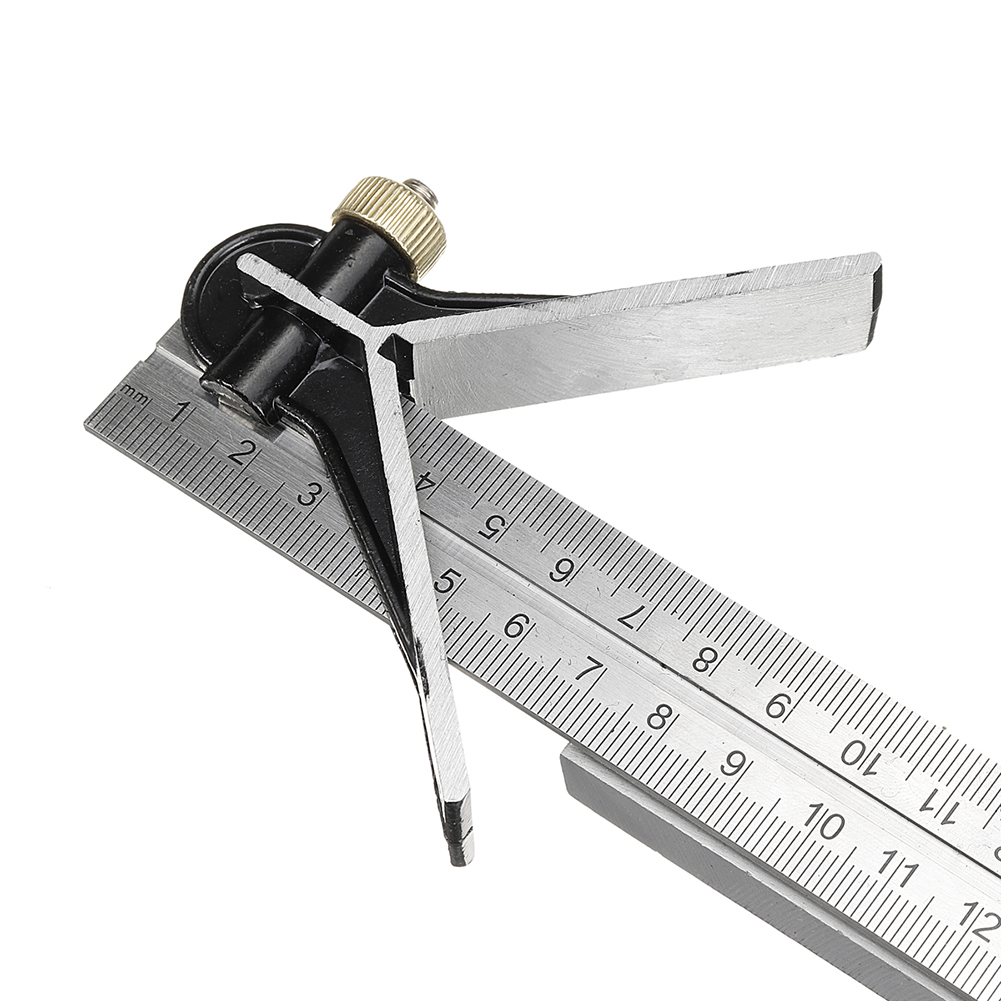 3 In1 Adjustable Ruler Multi Combination Square Angle Finder Protractor 300mm Measuring Set Tools