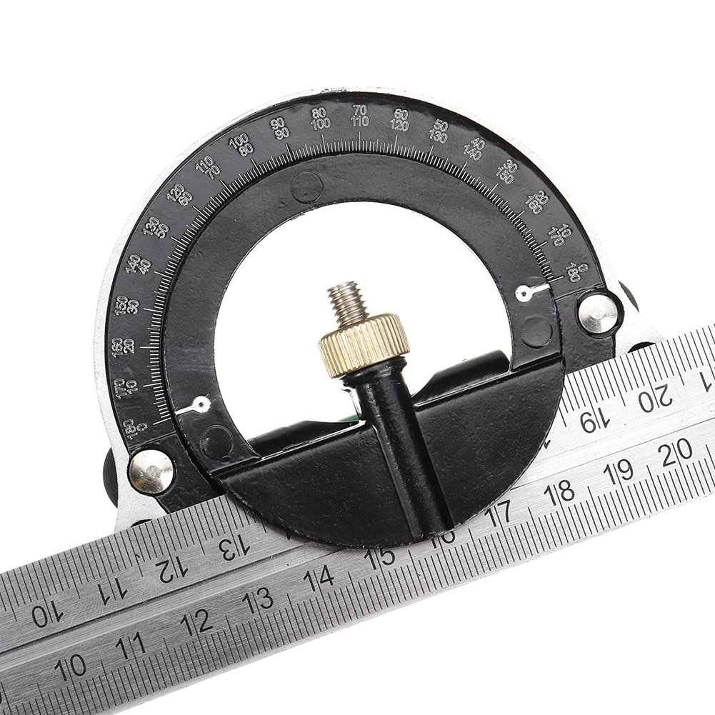 3 In1 Adjustable Ruler Multi Combination Square Angle Finder Protractor 300mm Measuring Set Tools