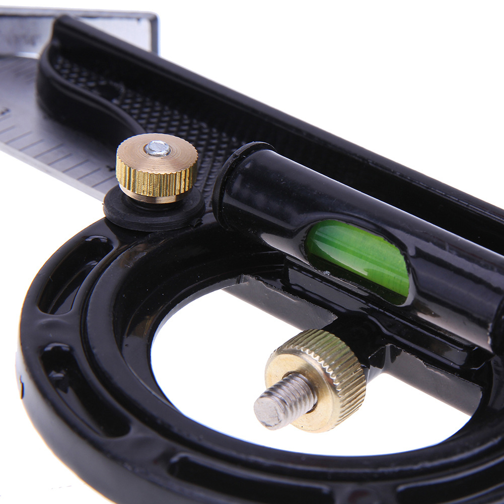 3 In1 Adjustable Ruler Multi Combination Square Angle Finder Protractor 300mm Measuring Set Tools