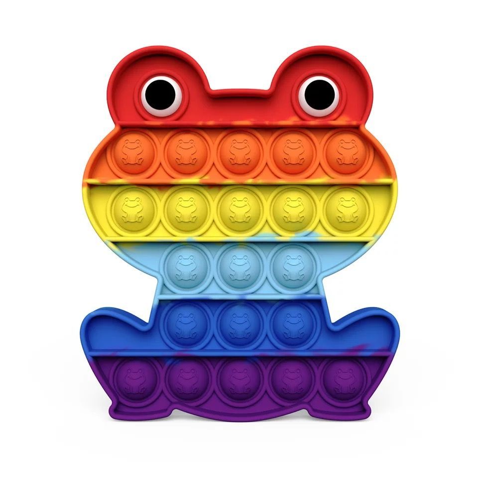 New Pop Fidget Push Bubble Fidget Sensory Toy Autism Special Needs Squeeze Funny Dinosaur Owl
