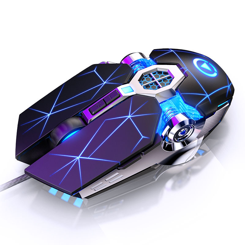 Pro Gaming Mouse Mause 7 Button DPI Adjustable Computer Optical LED Game Mice USB Wired Games Cable
